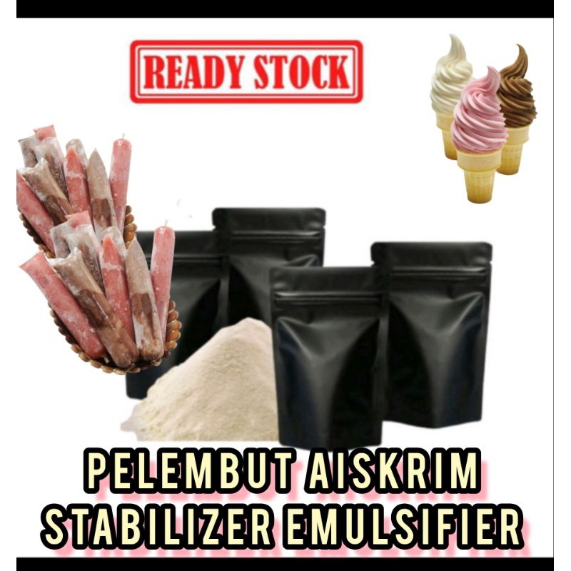 ⚡24 jam pos 1 KG⚡Ice Cream Stabilizer Emulsifier Penstabil Aiskrim ...