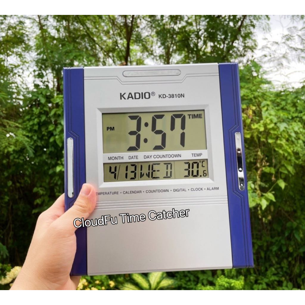 Kadio Digital Clock KD-3810N (Jam Dinding Kadio) | Shopee Malaysia