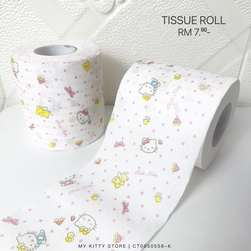 Hello Kitty Printed Tissue Roll 2ply Toilet Paper Roll | Shopee Malaysia