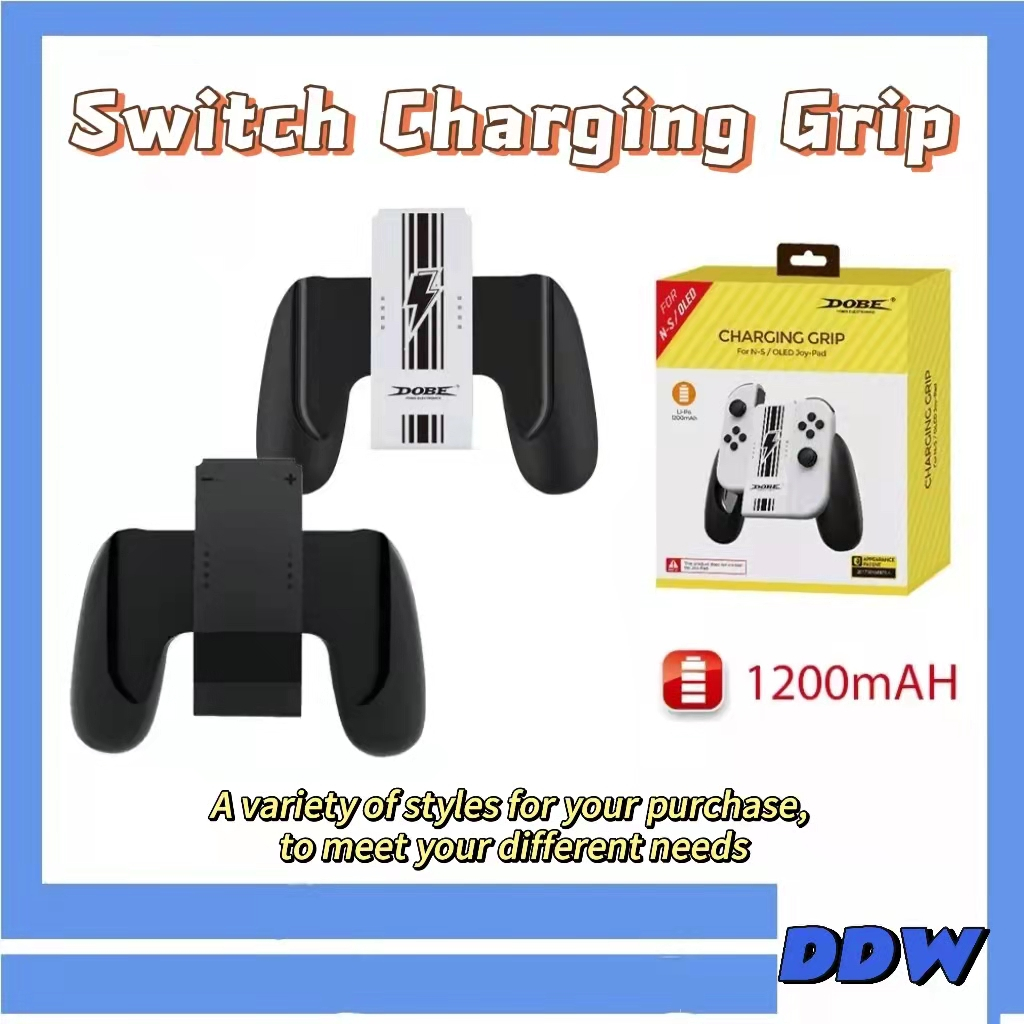Dobe Joy Con Charging Grip with 1200mAh Battery for Nintendo Switch