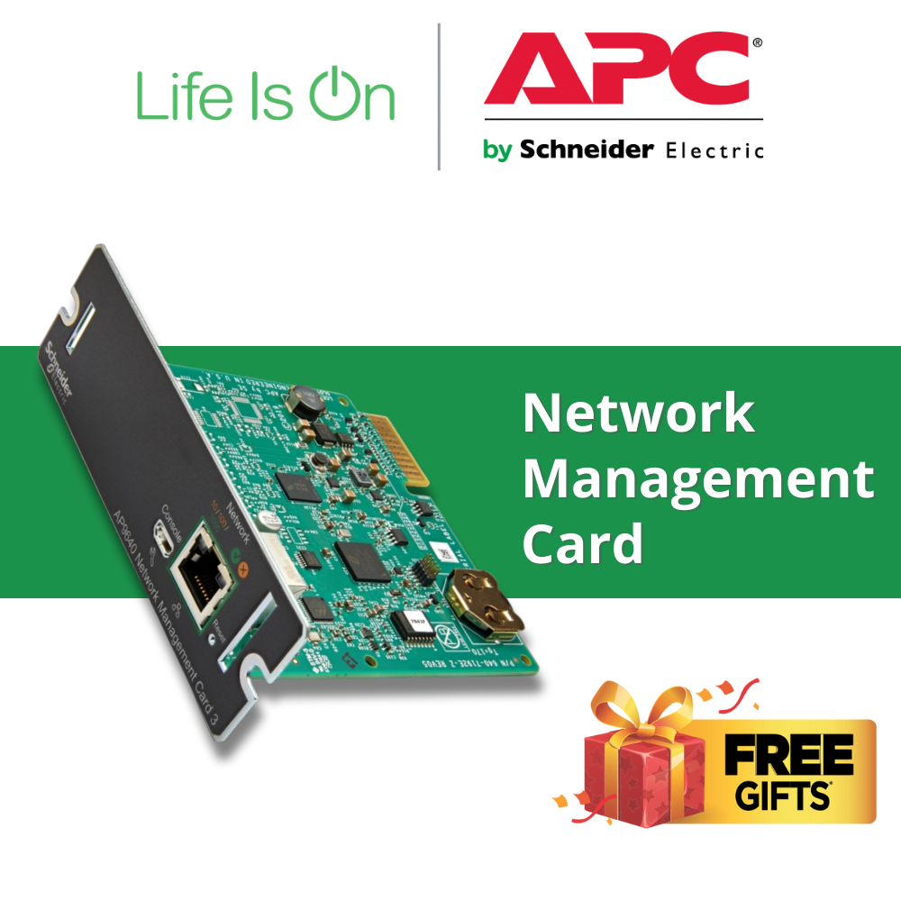 APC AP9640 UPS Network Management Card 3, Green Premium Shopee Malaysia