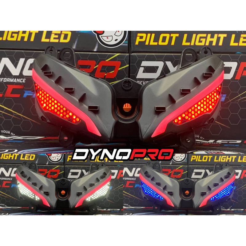 DYNOPRO DYNO PRO LC 135FI V8 BLUETOOTH PILOT LIGHT BAR 888 (BLUE /WHITE ...