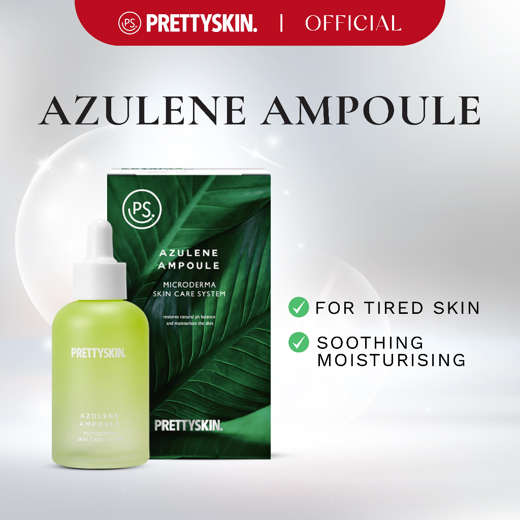 PRETTYSKIN Azulene Ampoule 50ml | Shopee Malaysia