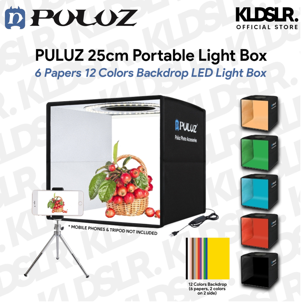 PULUZ Ini Photo Studio Light Box Photography Ini Shooting Tent Kit