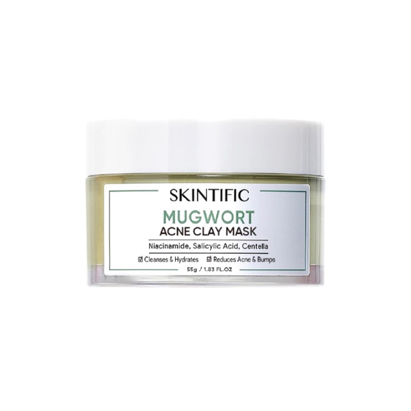 Skintific Mugwort Anti Clay Anti Pores Mask 55g (Exp:2025) | Shopee ...