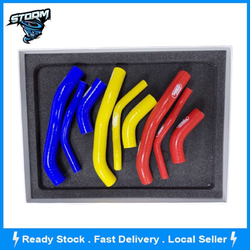 LC135 135LC FI RADIATOR HOSE SET ( SAMCO ) BLUE / RED / YELLOW ...