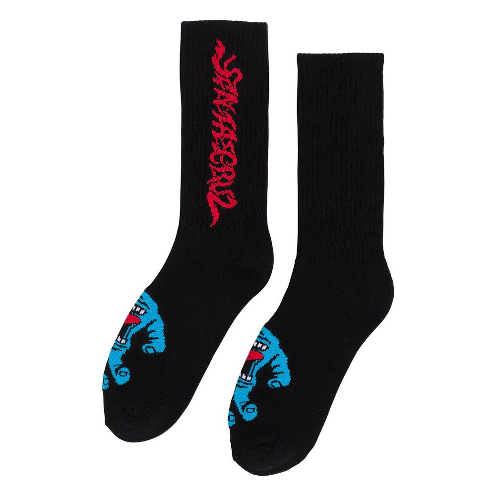 Santa Cruz Screaming 50 Socks ( Black ) | Shopee Malaysia