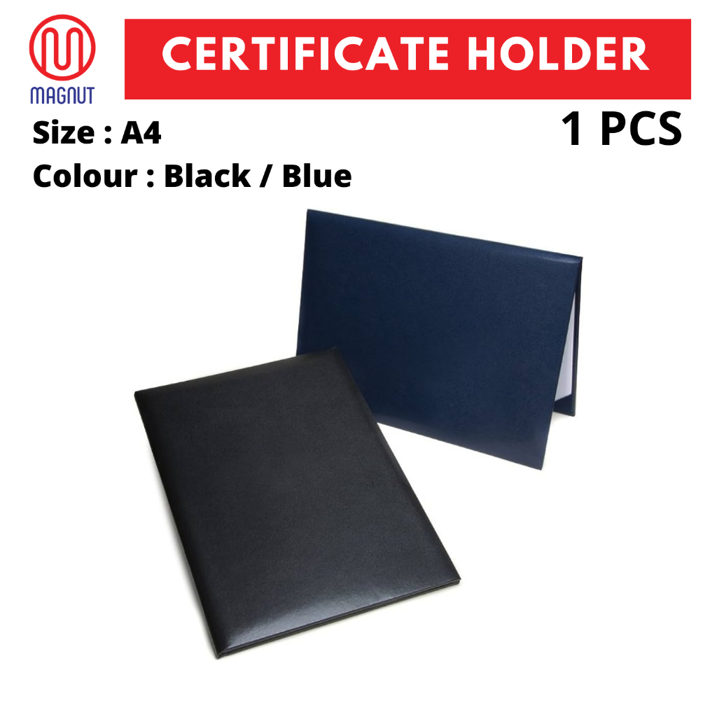 1pcs - A4 PVC Certificate Holder (Hard Cover) Sijil Folder | Shopee ...