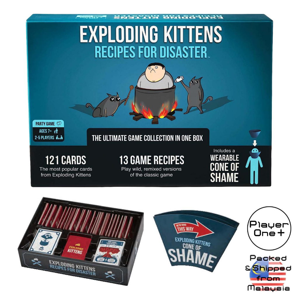 Recipes For Disaster Russian Roulette Card Game Exploding Kittens