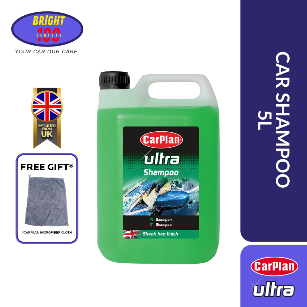 CarPlan Ultra Shampoo (5L) Throughly Clean and Anti Corrosion Shopee