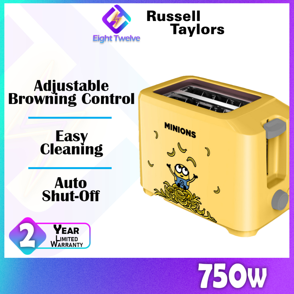 RUSSELL TAYLORS x Minions Bread Toaster T1 M Shopee Malaysia