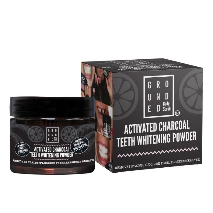 GROUNDED Activated Charcoal Teeth Whitening Powder 50g | Shopee Malaysia