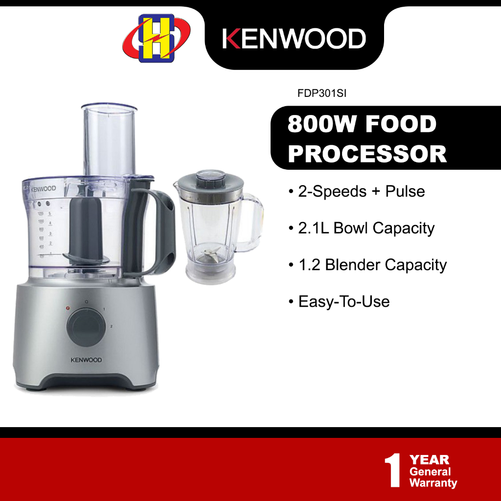 Kenwood Compact Food Processor (2.1L/800W) 2Speed With Pulse Function
