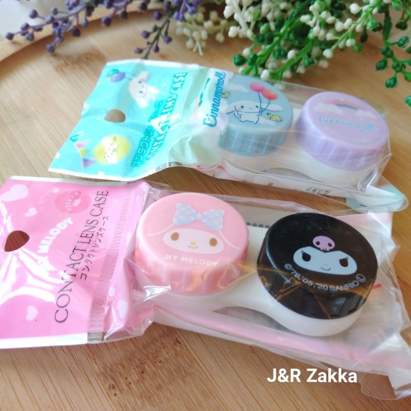 Cinnamoroll MyMelody Kuromi Hello Kitty Sanrio Contact Lens Case大耳狗美乐蒂库洛米凯蒂猫三丽鸥隐形眼镜盒 | Shopee ...