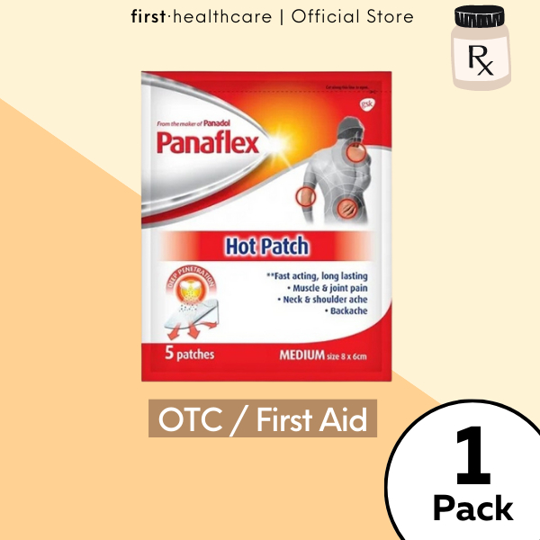 Ready Stock Panaflex Hot Patch 8x6cm Deep Penetration Fast Acting