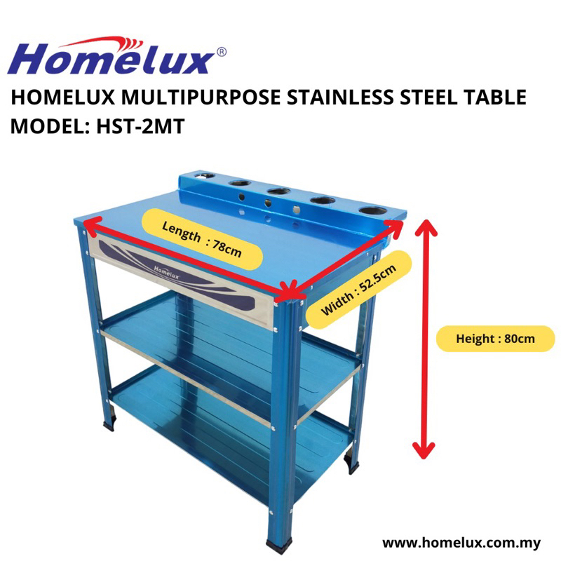 Mk.wares HST-2MT HOMELUX MULTIPURPOSE STAINLESS STEEL GAS STOVE TABLE ...