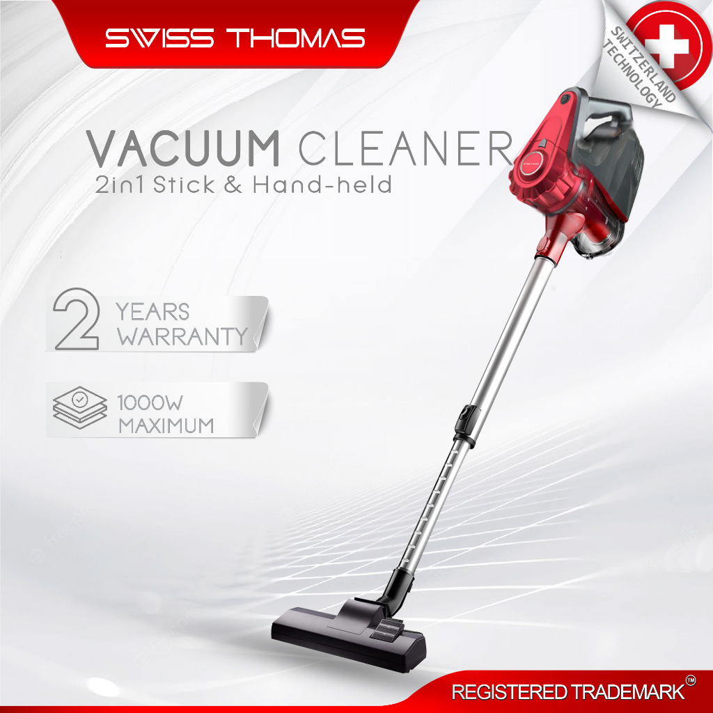 Swiss Thomas Vacuum Cleaner 2 in 1 Portable Handheld 850W Cyclone