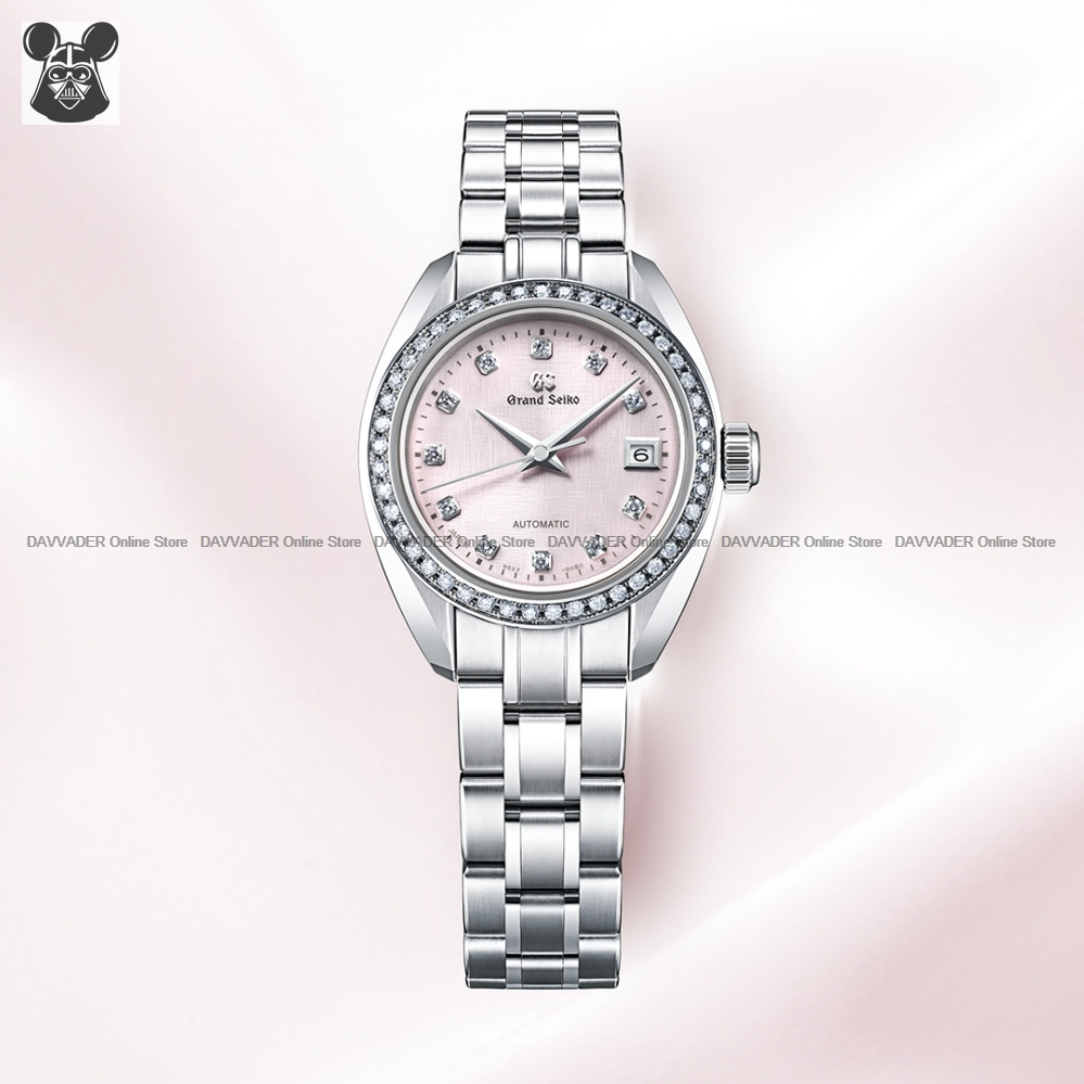 Grand Seiko STGK019G STGK019 Women s Watch Elegance Diamonds Date Automatic 27.8mm SS Bracelet Pink Original