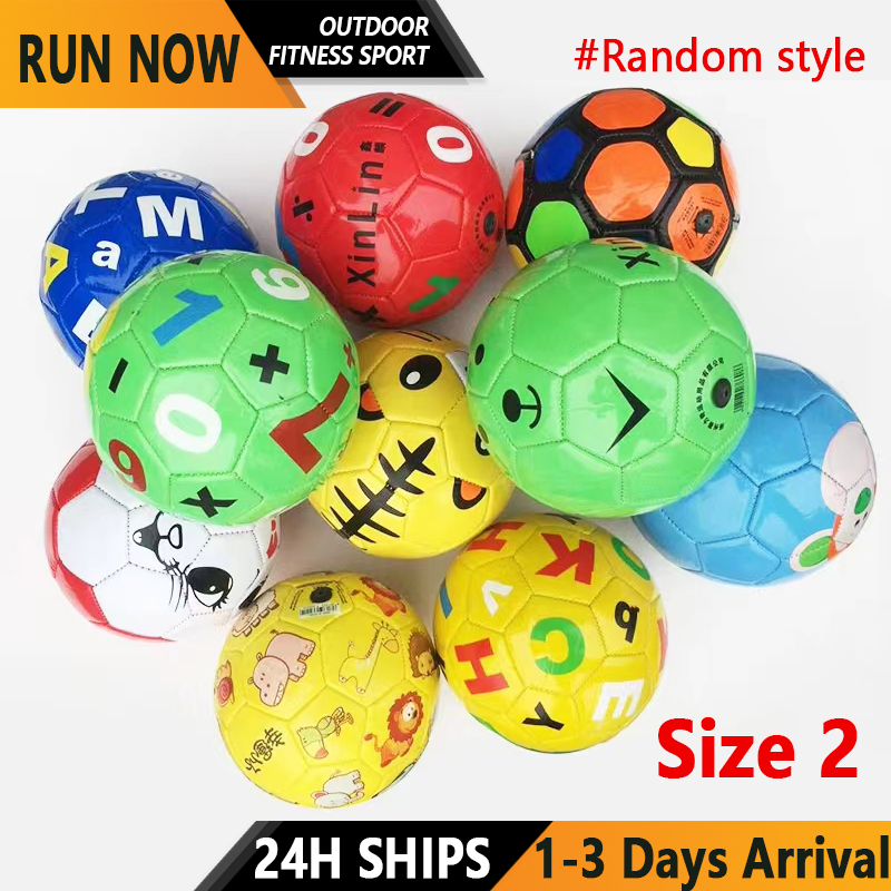 1Pcs Size 2 Football Toys Kids Soccer Ball 15cm Football World Cup ...