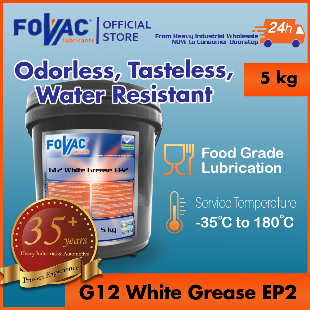 G12 White Grease EP2/ Food Grade Grease 5kg Shopee Malaysia