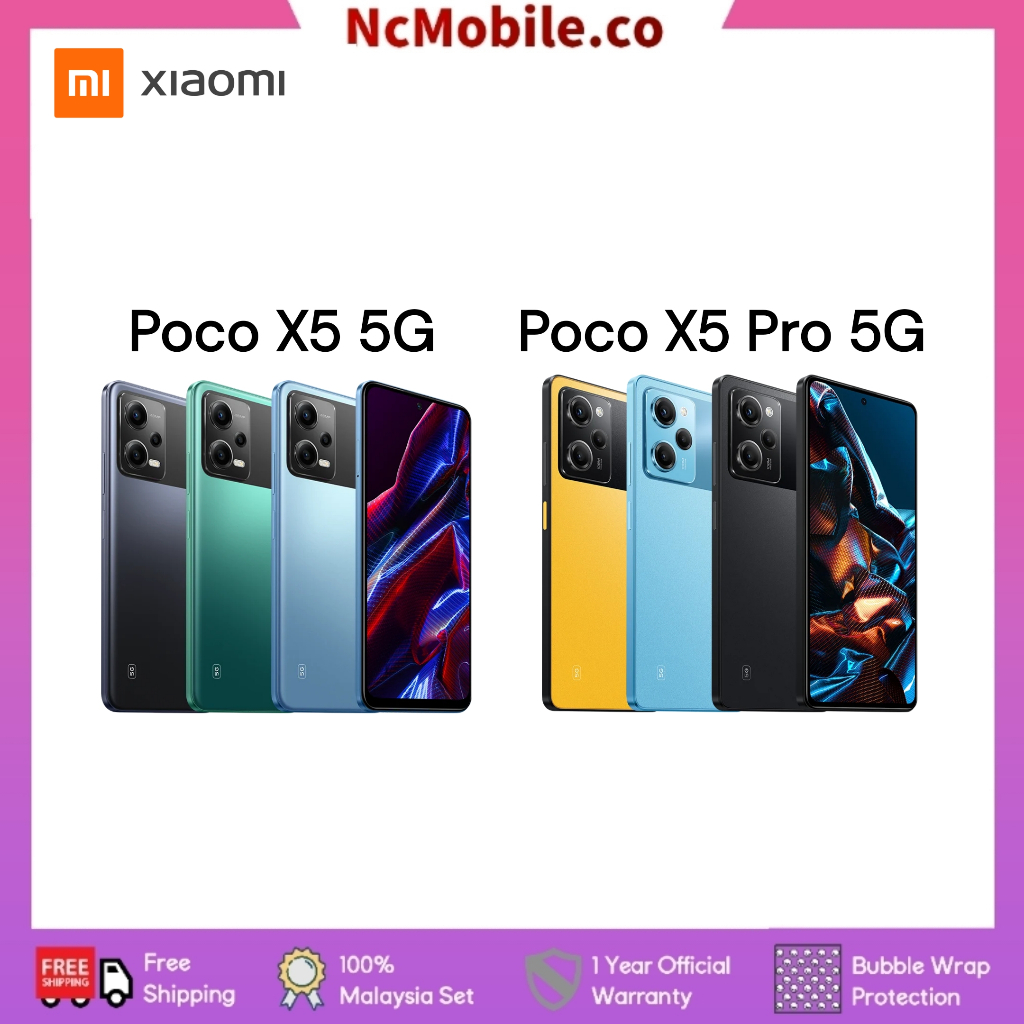 POCO X5 Pro 5G (6GB+128GB / 8GB+256GB) Smartphone - Original 1 Year  Warranty By POCO Malaysia