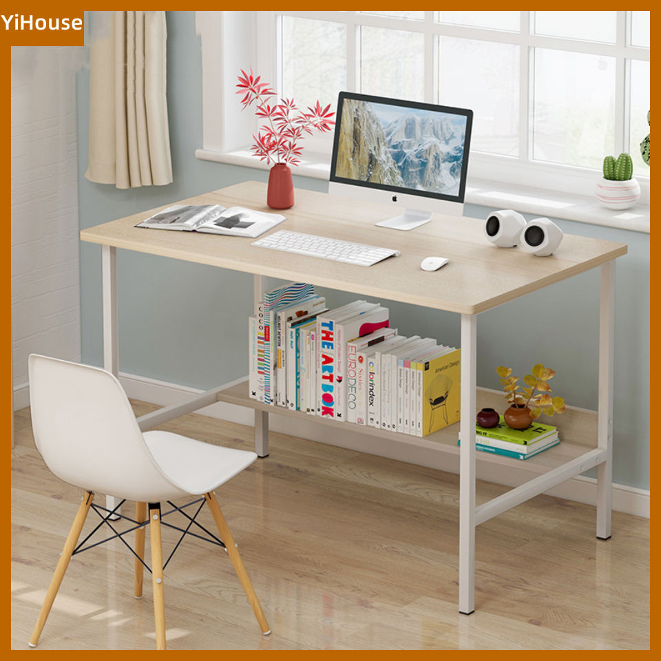 120CM Meja belajar Study table Computer TableModern Home Office Table ...