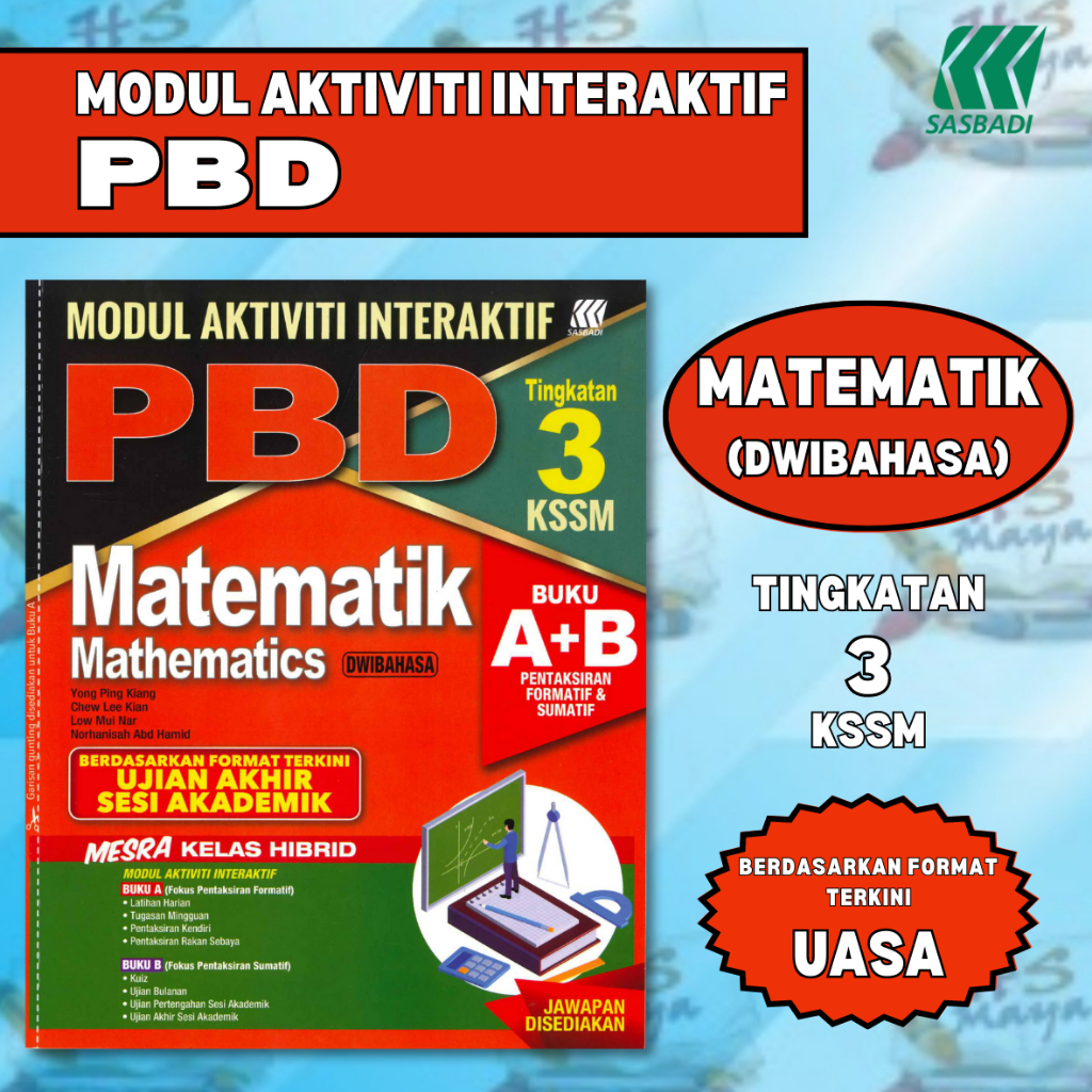 Modul Aktiviti Interaktif PBD Matematik Dwibahasa Tingkatan 3 KSSM 2023 ...