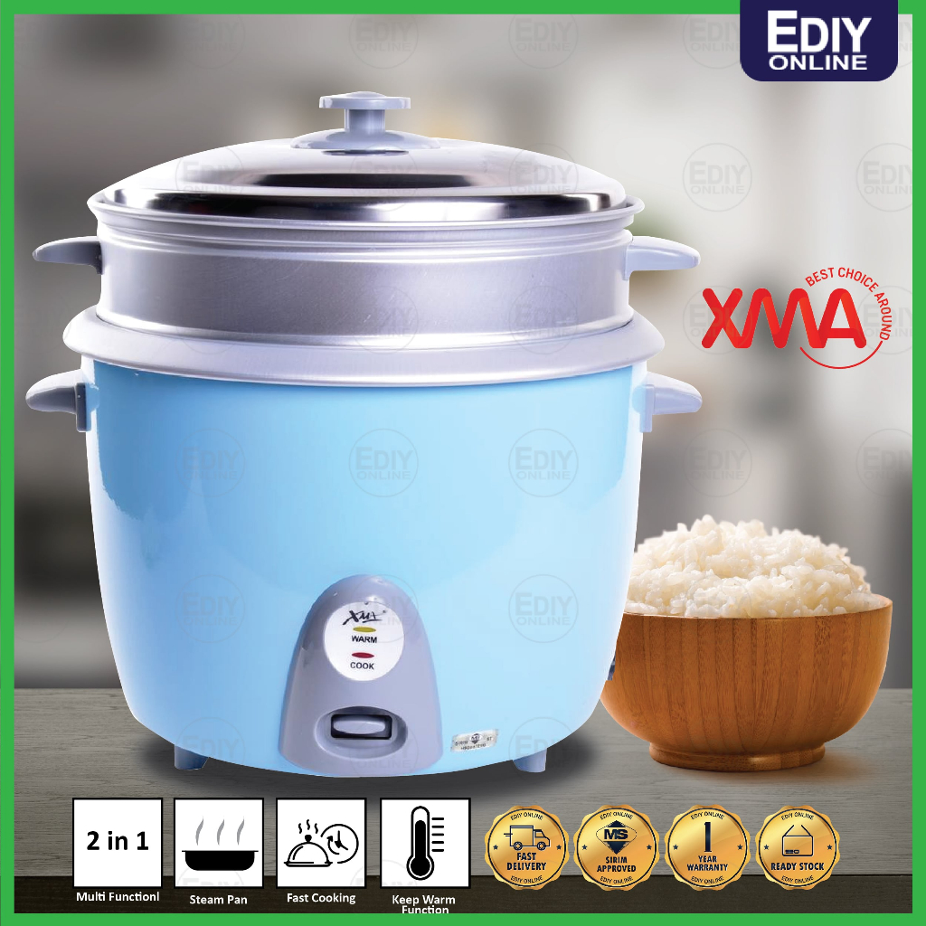 【NEW】XMA Rice Cooker 2.8L XMA-28RCS Non-stick Aluminium Inner Pot ...