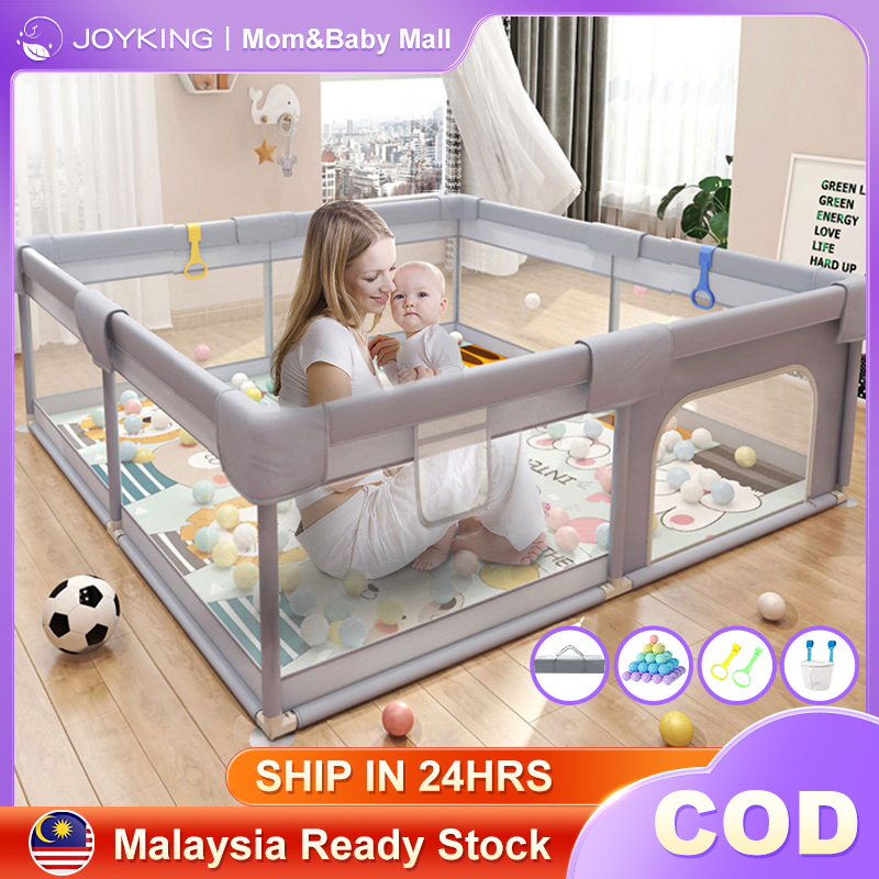 Ready Stock Playpen Baby Toddler Playpen Children Safety Play Yard ...