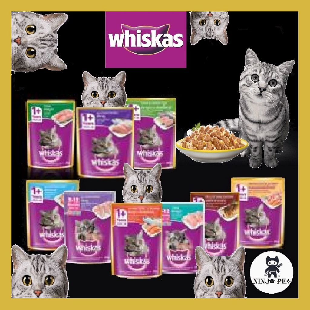 WHISKAS CAT WET FOOD POUNCH 70G & 80G Shopee Malaysia