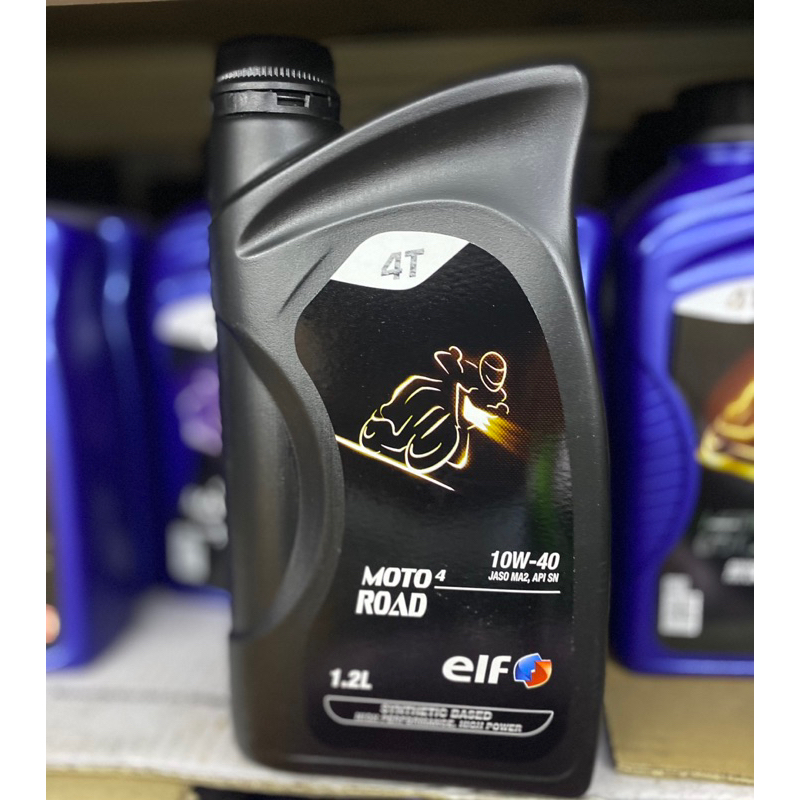 Elf Lubricant Moto 4 Road 10W40 4T Synthetic Engine Oil 1.2L Shopee