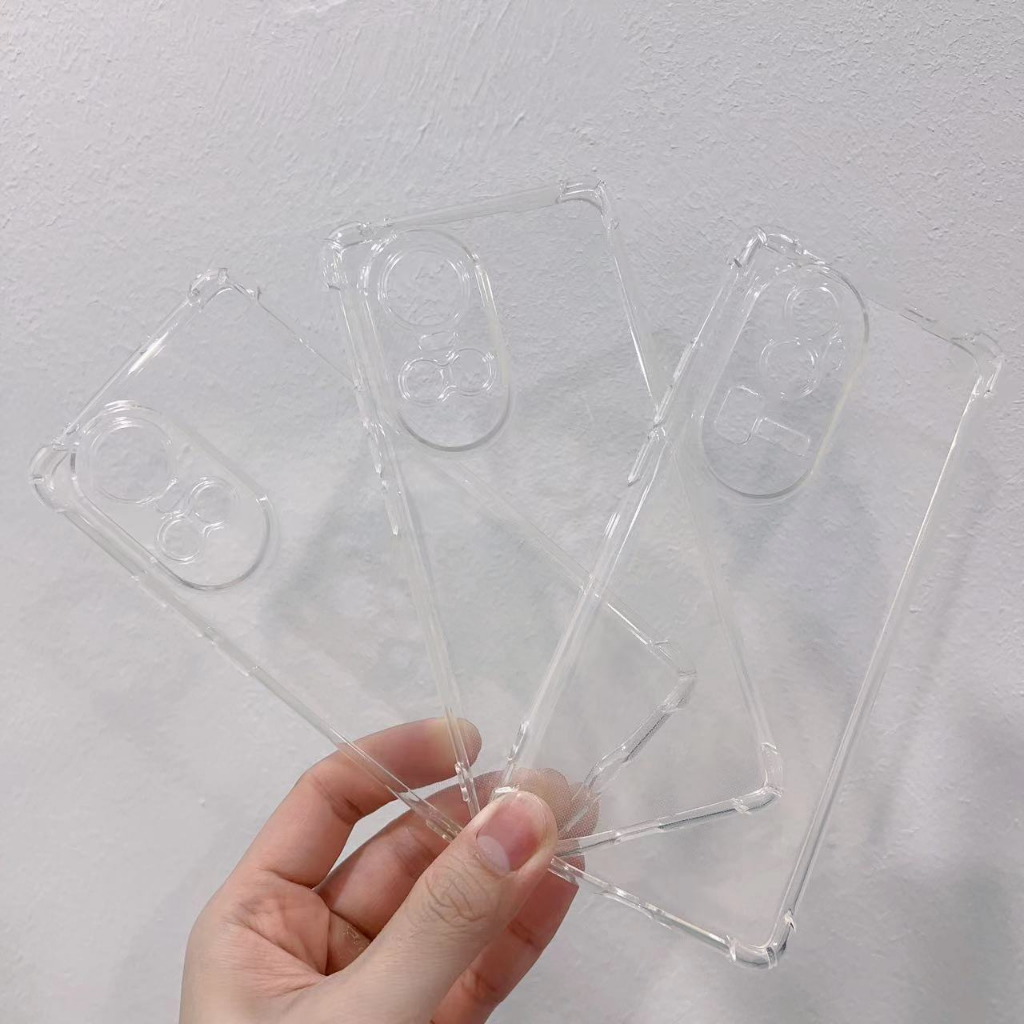 HAOYE Cover Per OPPO Reno 10 5G / Reno 10 Pro 5G - Custodia TPU Morbida Antiurto, Ultra Sottile, Rosa - 4