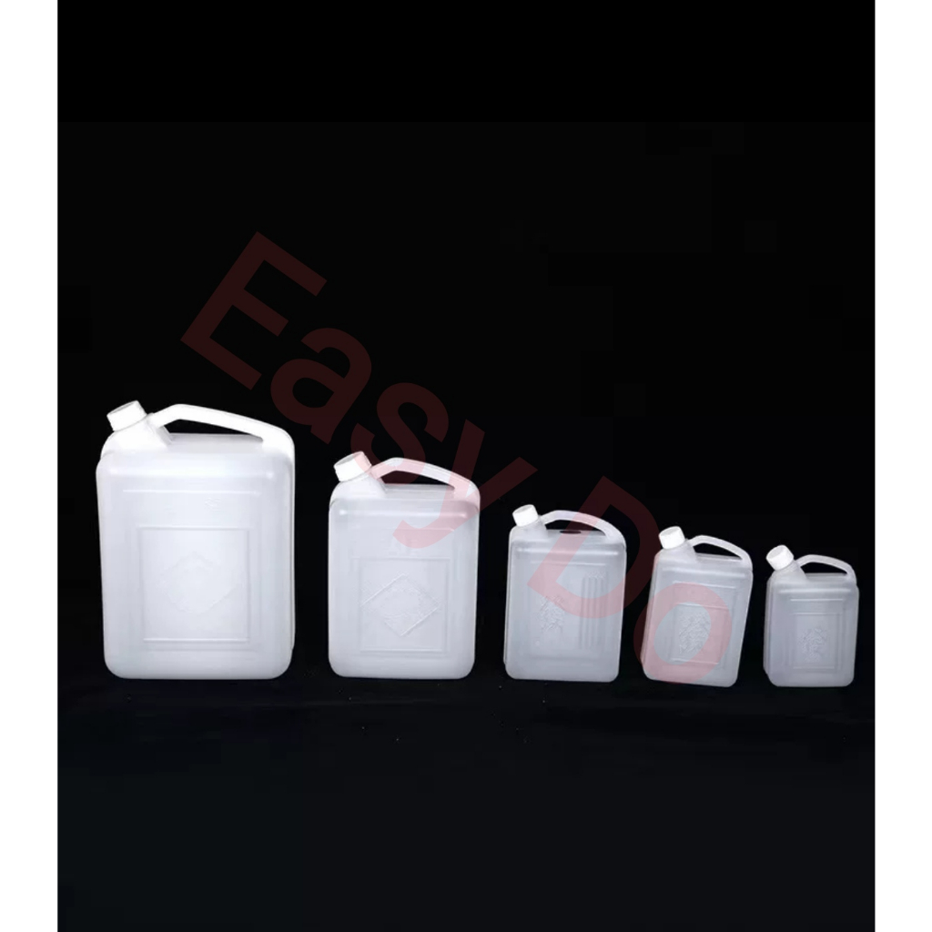 New Bottle/Tong 2.5Liter HDPE Nature Jerry Can Plastic Full Set