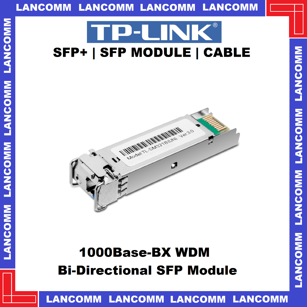 TP-LINK TL-SM321B 1000Base-BX WDM Bi-Directional SFP Module | Shopee ...