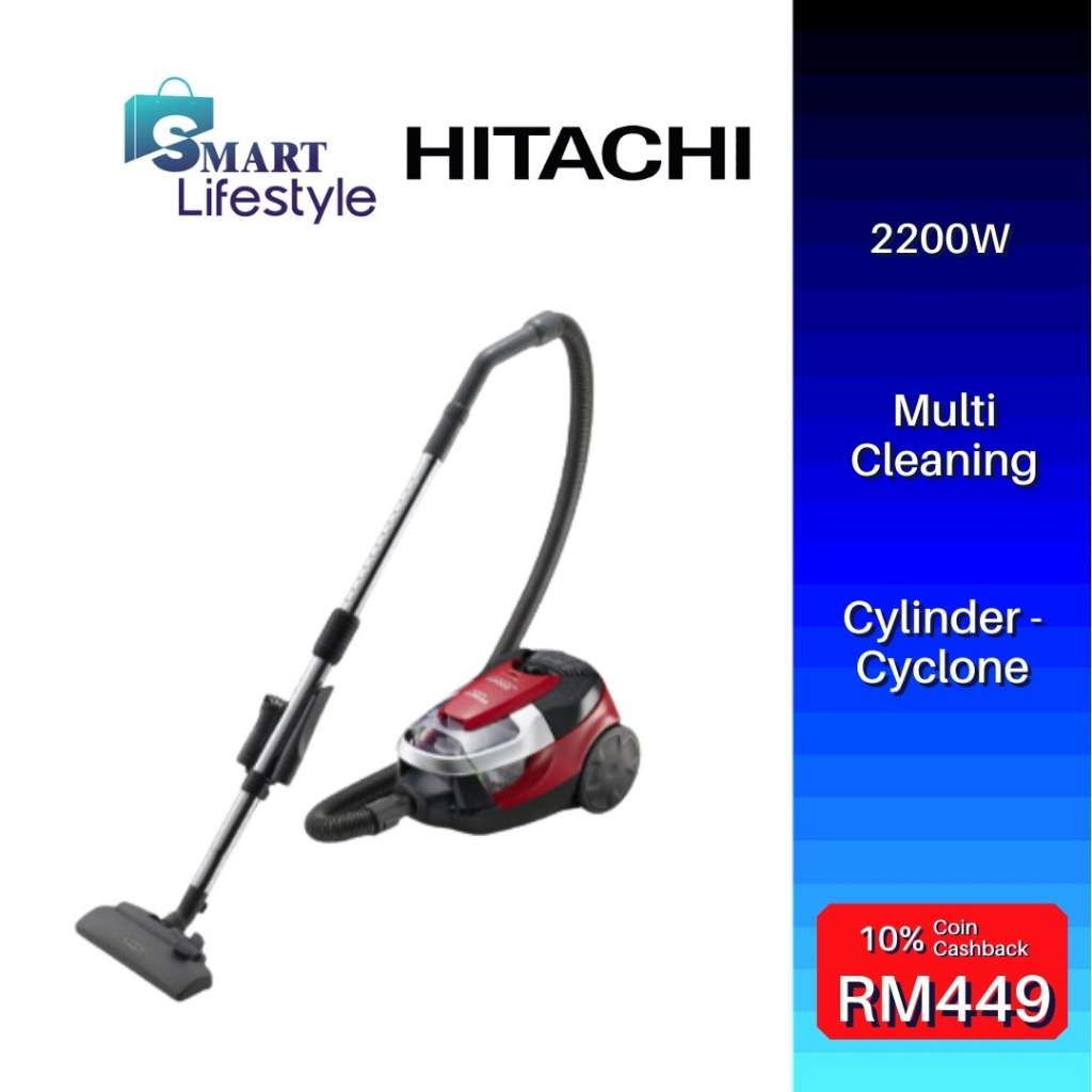 HITACHI Cylinder - Cyclone 2200W Vacuum Cleaner CV-SE22V | Shopee Malaysia