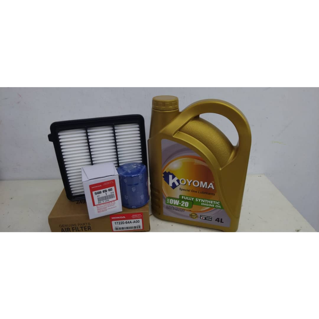 HONDA CIVIC FE 1.5 TURBO 2022year OIL FILTER + AIR FILTER + KOYOMA 0W20