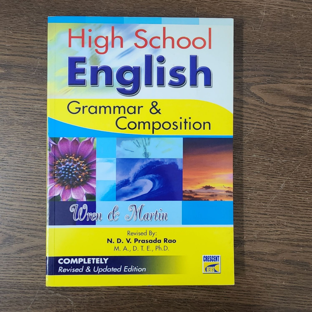 High School English Grammar & Composition by Wren & Martin Shopee