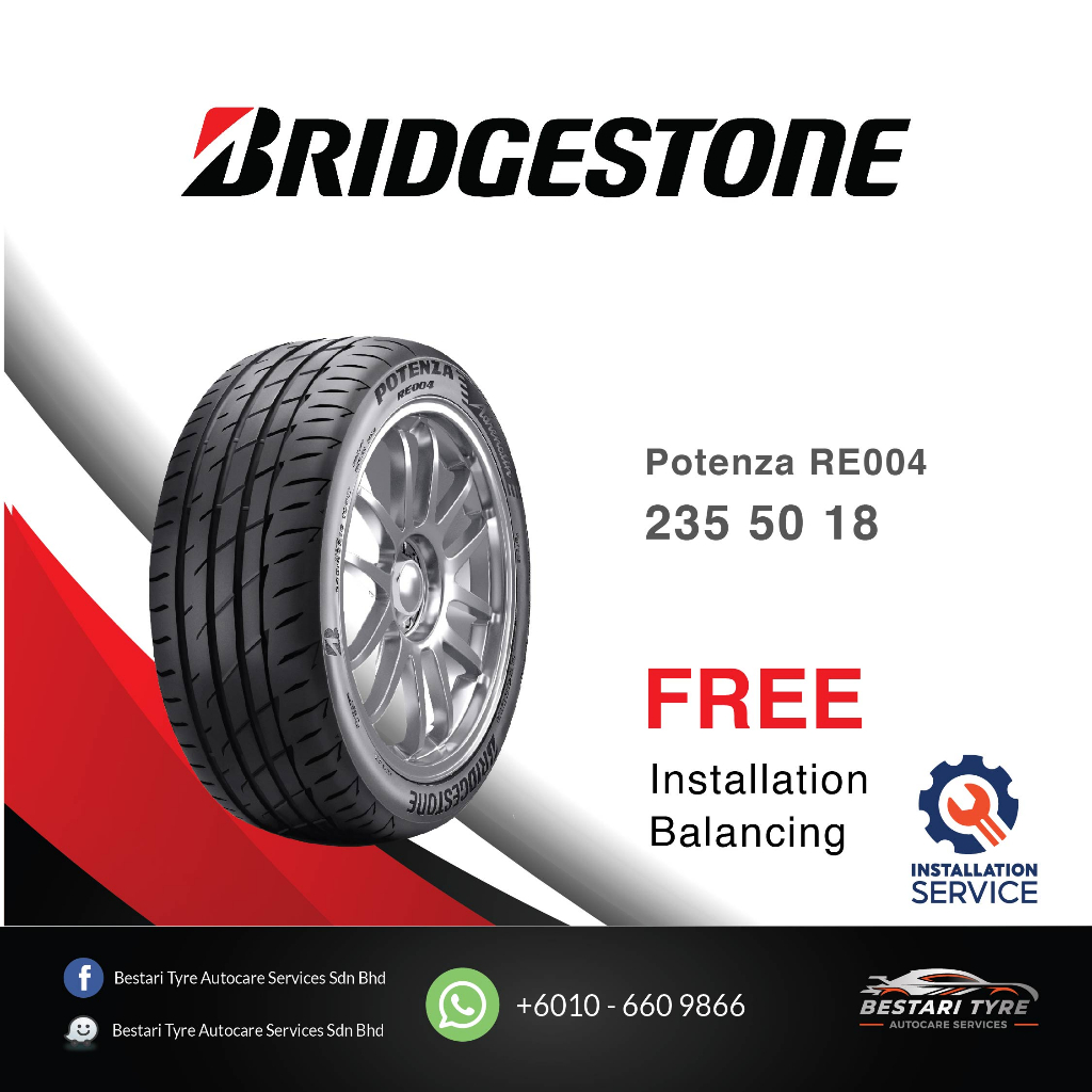 Tayar baru 225 55 19 Bridgestone 001 2022 new tyre, Auto