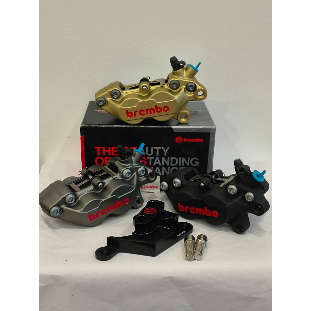 Original Brembo Caliper Pump P4 Front Brake Pump Set Bracket Honda ...