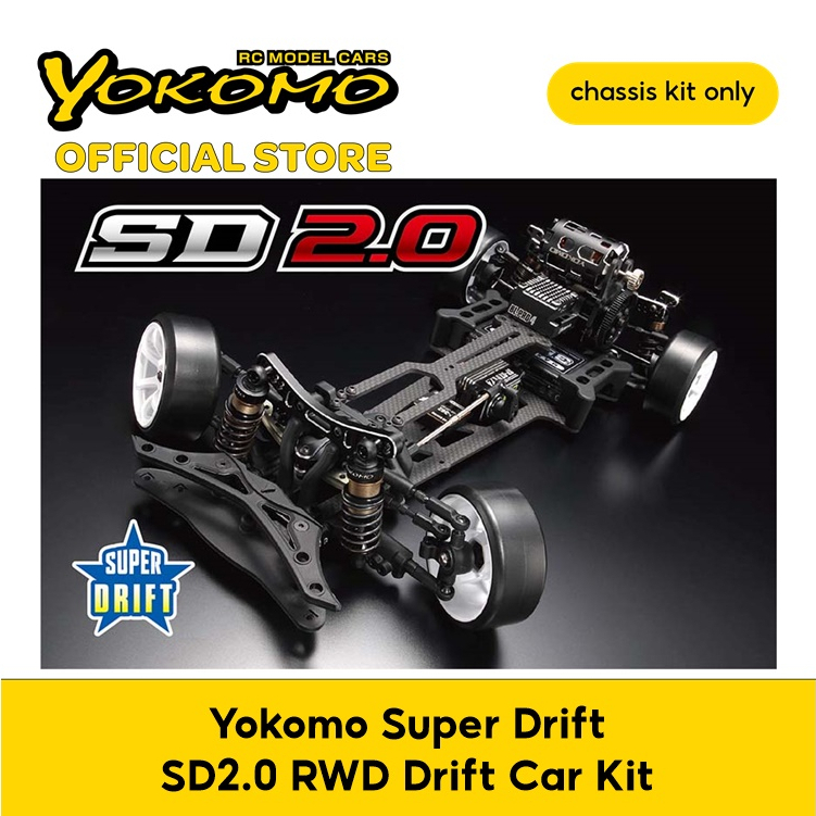 Yokomo Super Drift SD2.0 RWD Drift Car Kit For Remote Control Car SDR
