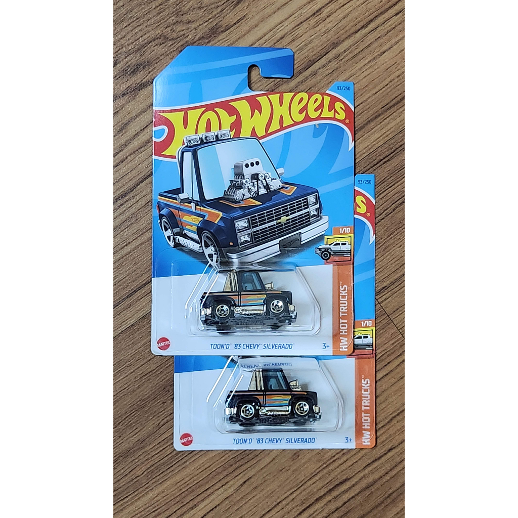 Hot Wheels Basic Cars Toon D Chevy Silverado Shopee Malaysia