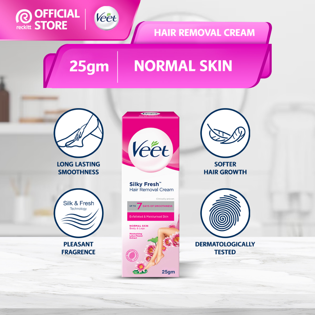 Veet Cream - Normal Skin (25g) | Shopee Malaysia