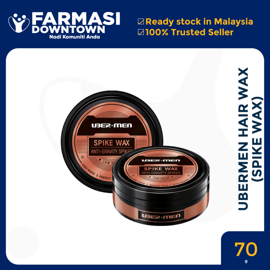 UBERMEN HAIR WAX (SPIKE WAX)- 70G | Shopee Malaysia