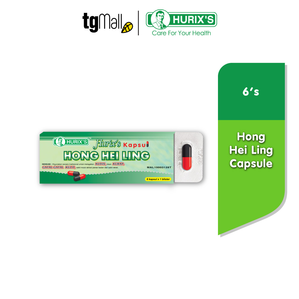 HURIX'S Hong Hei Capsule (6's) | Shopee Malaysia