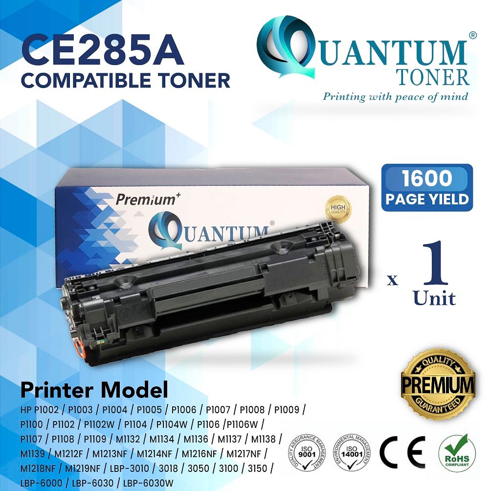 Compatible CE285A 85A CE285X CE285XL Toner Cartridge HP LaserJet P1102 ...
