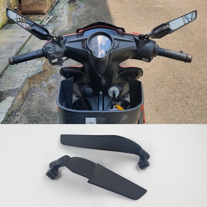 Side Mirror Winglet Y15 Y16 Ex5 LC135 RS150 NVX Rsx Wave Modified