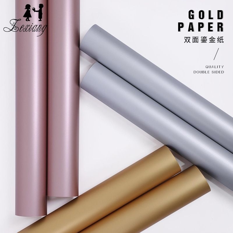 18pcs Metallic Colour Flower Bouquet Wrapping Paper Wrapper Kertas ...