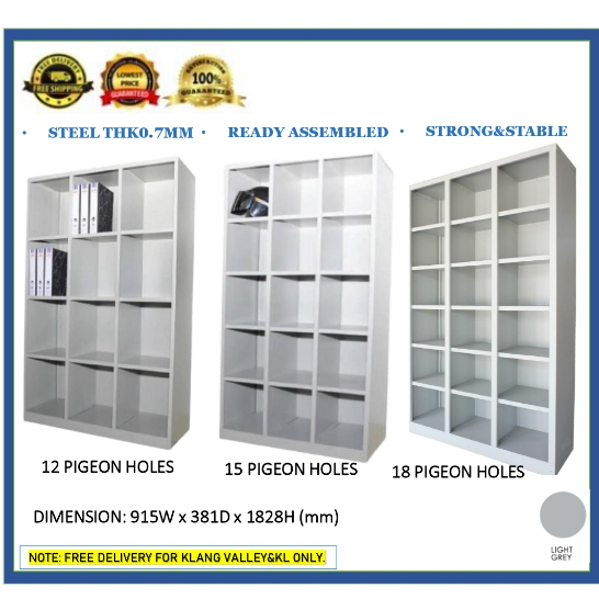 12/15/18 FULL HEIGHT PIGEON HOLE/OFFICE STORAGE DELIVERY KLANG VELLY) Shopee Malaysia