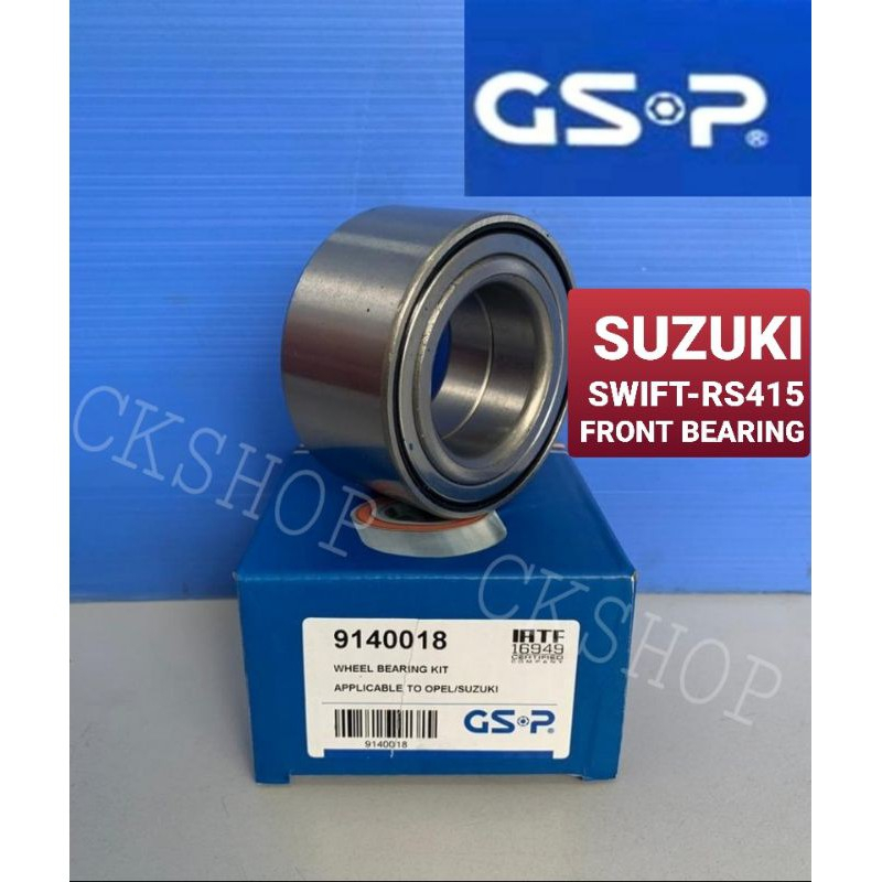 EL GSP SUZUKI SWIFT RS415 FRONT WHEEL BEARING GSP NEW ORIGINAL | Shopee ...