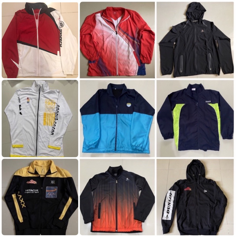 Jogging windbreaker discount